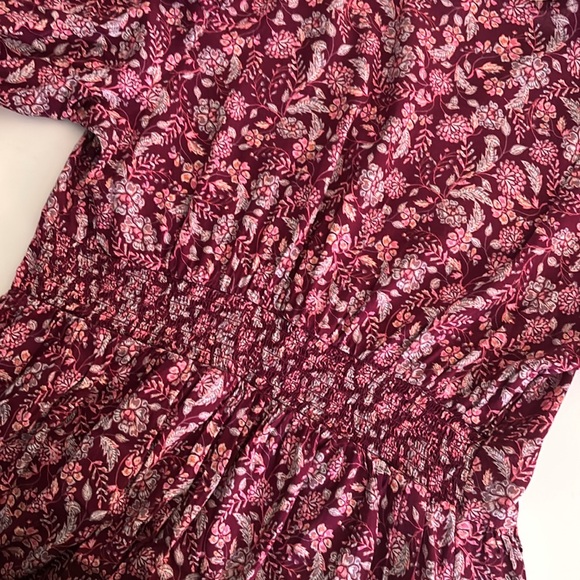 Old Navy Floral Print Midi Dress - Picture 6 of 7